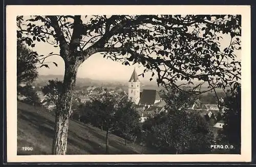 AK Perg /O. D., Teilansicht mit Kirche