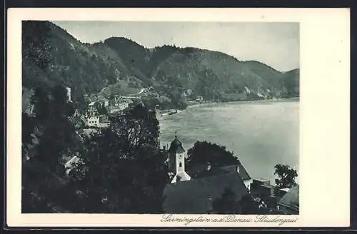 AK Sarmingstein a.d. Donau, Ortsansicht