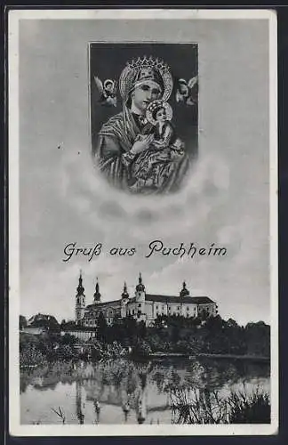 AK Puchheim, Kloster mit Gnadenbild