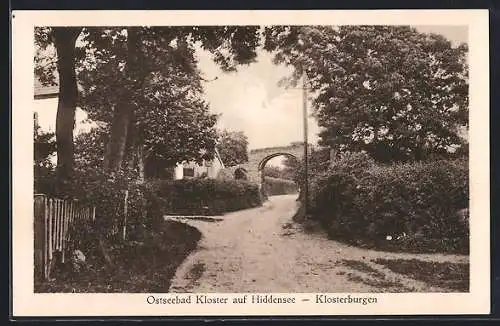 AK Kloster / Hiddensee, Klosterburgen