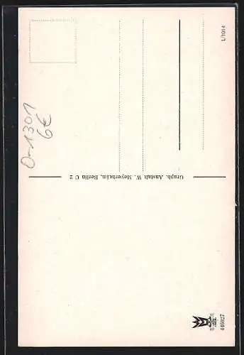 AK Liepe / Finow, Blick zur Kirche