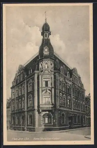 AK Meerane /Sachsen, Hotel Deutscher Kaiser