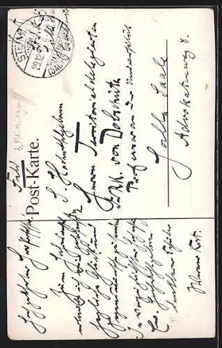 Künstler-AK Steinach / S.-M., Basilika-Kirche