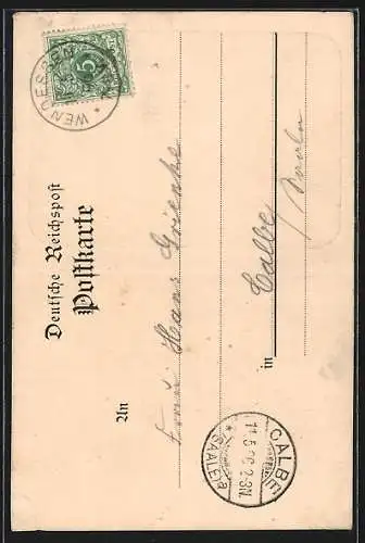 Lithographie Braunschweig, Gasthaus zur Asse