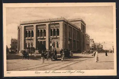 AK Kairo, Arab Museum and Royal Library