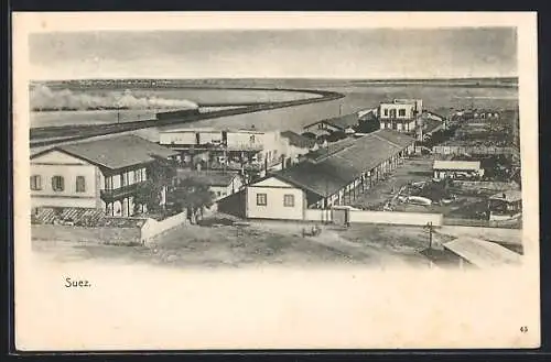AK Suez, Teilansicht der Ortschaft