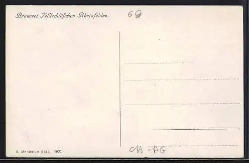 AK Rheinfelden, Brauerei Feldschlösschen