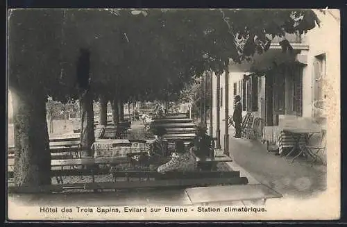 AK Evilard, Hôtel des Trois Sapins, Station climatérique