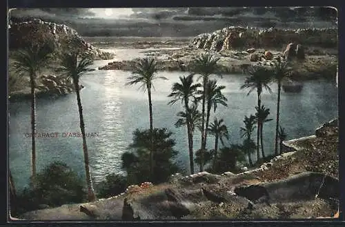 AK Assouan, cataract by night