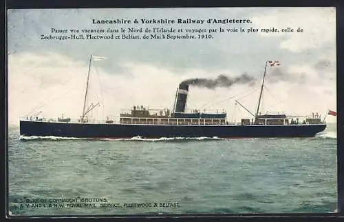 AK Handelsschiff SS Duke of Connaught, Lancashire & Yorkshire Railway
