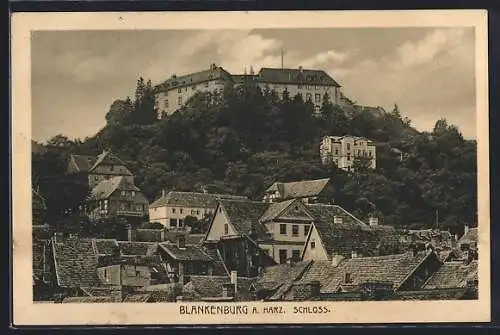 AK Blankenburg / Harz, Blick aufs Schloss