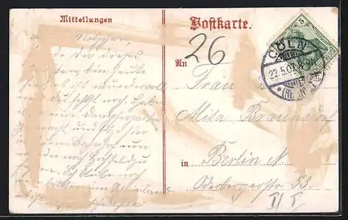 AK Köln a. Rh., Panorama mit Dom