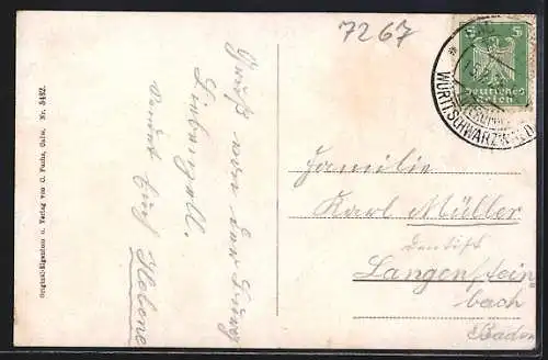 AK Bad Liebenzell, Partie am See