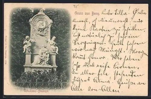 AK Bonn, Schumann-Denkmal