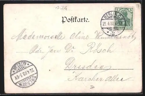 AK Berlin, Gasthaus Rheinische Winzerstuben v. R. Sommerfeld, Gartenwirtschaft, Friedrichstrasse 96