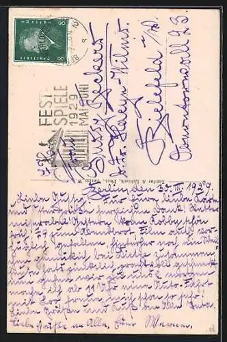 AK Berlin-Schöneberg, Barbarossa-Restaurant, Inh. Ernst Dietze, Barbarossastrasse 12
