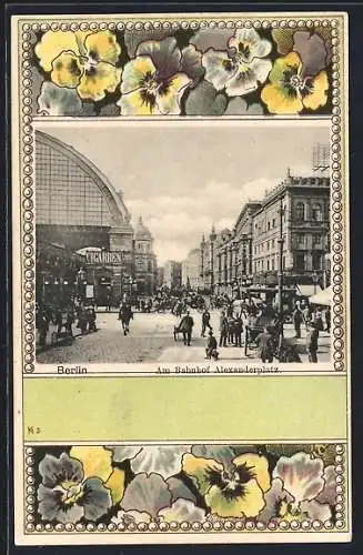AK Berlin, Bahnhof Alexanderplatz