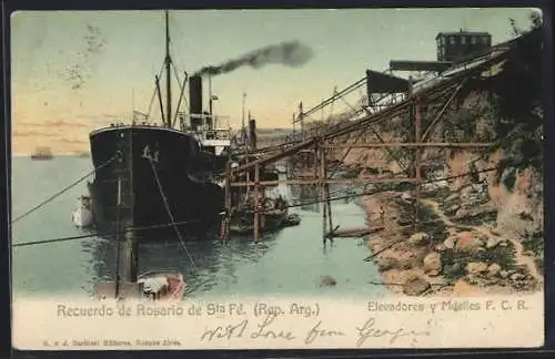 AK Rosario de Sta. Fé, Elevadores y Muelles
