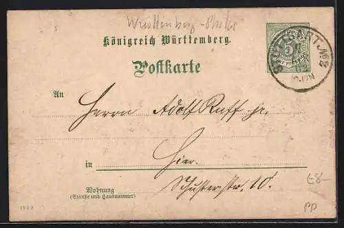AK Briefmarken, Mir gangst! Es ist erreicht! Muess i denn, muess i denn
