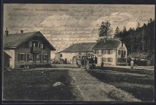 AK Markirch, Deutsch-französische Grenze