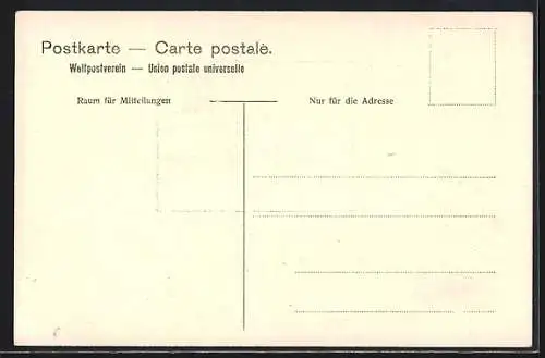 AK König Ludwig III. von Bayern, Briefmarken-Passepartout
