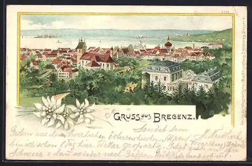 Lithographie Bregenz, Panorama