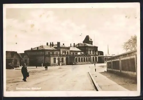 AK Diedenhofen, Blick auf den Bahnhof