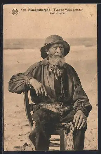 AK Blankenberghe, Type de vieux pêcheur