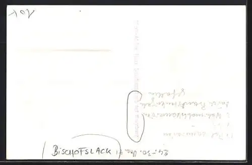 AK Bischofslack, Totalansicht vom Berg aus