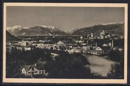 AK Kranj / Krainburg, Blick zum Ort