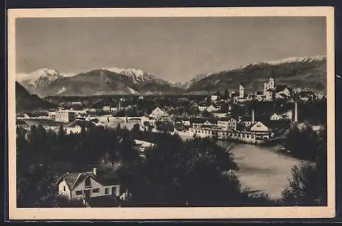 AK Kranj / Krainburg, Blick zum Ort
