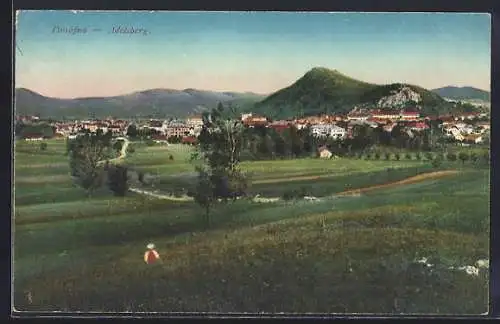 AK Adelsberg, Totalansicht vom Feld aus