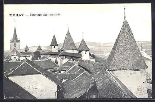 AK Morat, Innerhalb der Stadtmauer