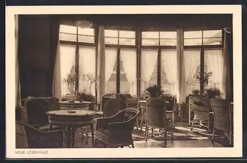 AK Zweisimmen, Hotel Post, Neue Lesehalle
