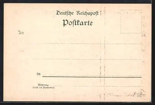 Künstler-AK Dresden, Das wendische Museum, Trachten