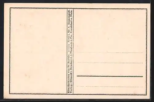 AK Fr. Boehle: Sonnengott, Quadriga