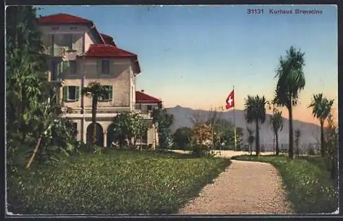 AK Brissago, Kurhaus Brenscino, Ferienheim Schweiz. Eisenbahner