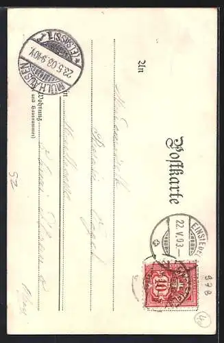 Lithographie Einsiedeln, Gnadenkapelle, Gnadenbild