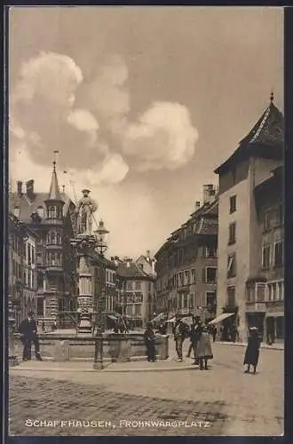 AK Schaffhausen, Partie am Frohnwaagplatz