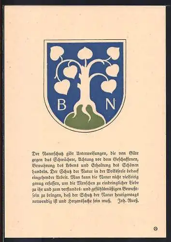 AK BN-Naturschutzbund, Wappen