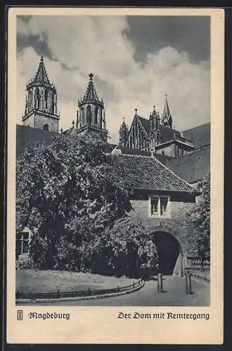AK Magdeburg, Dom mit Remtergang