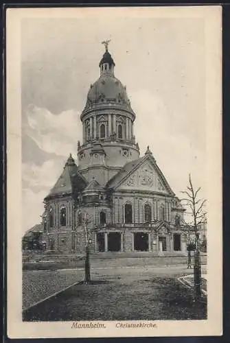 AK Mannheim, Partie an der Christuskirche