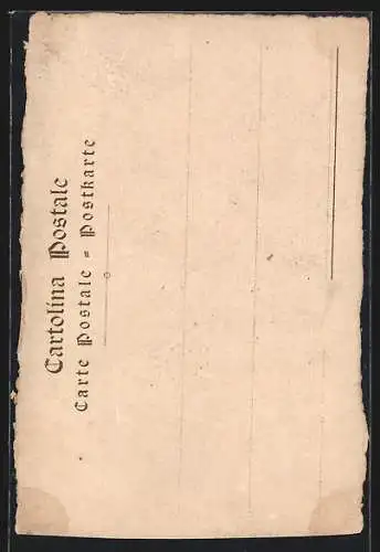 Lithographie 1° Reggimento Artiglieria Fortezza, italienisches Artillerie-Regiment