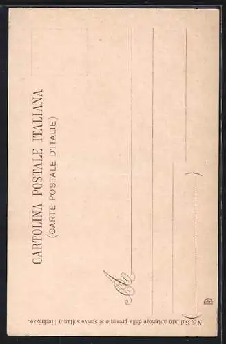 Lithographie XXIII Artiglieria, italienisches Artillerie-Regiment, Fahnen und Wappen