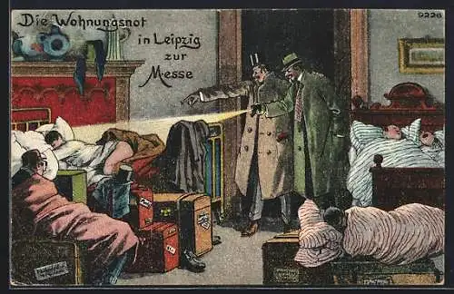 AK Leipzig, Wohnungsnot zur Messe