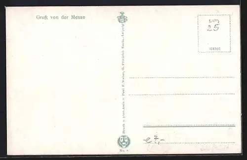 AK Leipziger Messe, Billige Messmuster-Lager, Scherz