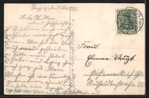 AK Leipzig, Budenstadt auf dem Messplatz, Leipziger Messe