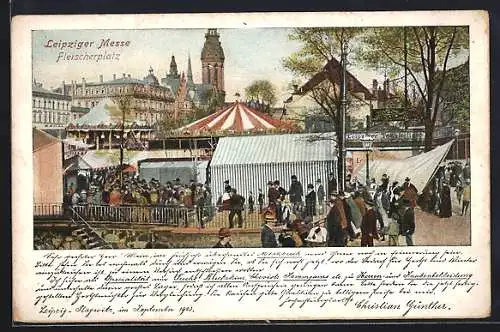 AK Leipzig, Leipziger Messe, Fleischerplatz