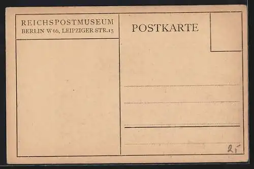 AK Berlin, Reichspostministerium mit Eingang z. Reichspostmuseum, Leipziger Strasse 15