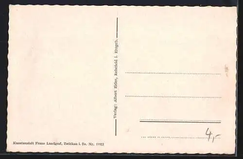 AK Rehefeld i. Erzgeb., Kurheim Grenzbaude der sächs. Landes-Versicherung